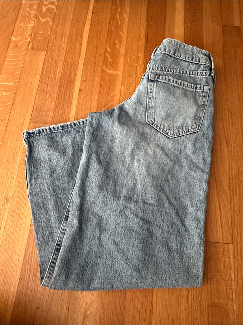 Hollister Light Blue Denim Shorts with Starfish Lining